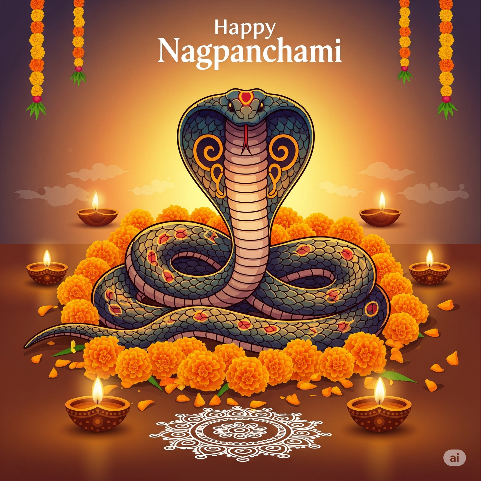 नागपंचमी हा हिंदू धर्मातील एक महत्त्वाचा सण आहे, जो श्रावण शुद्ध पंचमीला साजरा केला जातो. हा दिवस नागदेवतेची पूजा करण्यासाठी समर्पित आहे. भारतीय संस्कृतीत नागांना नेहमीच एक विशेष स्थान दिले गेले आहे, त्यांना पूजनीय मानले जाते आणि अनेक पौराणिक कथांमध्ये त्यांचा उल्लेख आढळतो. नागपंचमीचा सण केवळ धार्मिक विधींपुरता मर्यादित नसून, तो निसर्गाशी आणि विशेषतः सर्पांशी असलेल्या आपल्या नातेसंबंधाचे प्रतीक आहे.